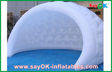 Outdoor Advertising Large Helmet Inflatable Air Tent Custom Inflatables Produk tenda igloo tiup