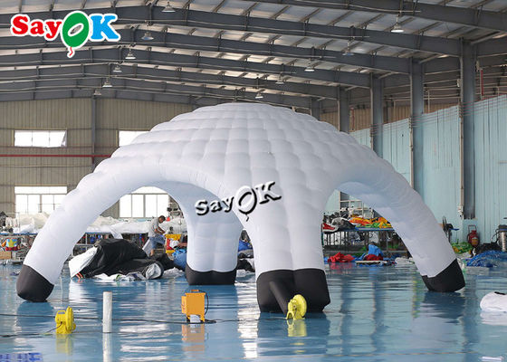 Tenda Terowongan Inflatable 6.9x4mH Tenda Udara Portabel Inflatable Tenda Pameran Tenda Spider Dome