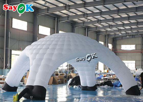 Tenda Terowongan Inflatable 6.9x4mH Tenda Udara Portabel Inflatable Tenda Pameran Tenda Spider Dome