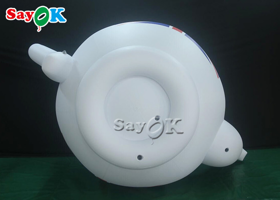 2m 6.6ft White Advertising Air Sealed Inflatable Teapot Model Dengan Pencetakan