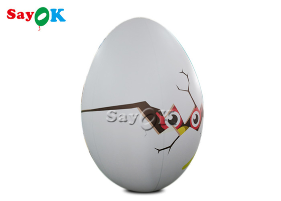 Dekorasi Paskah Produk Tiup Kustom Warna-warni Telur Burung Tiup Bentuk Balon