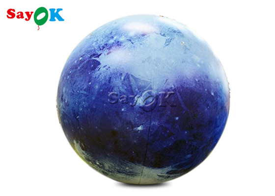 Disesuaikan 40 Inches Inflatable Lighting Dekorasi Pluto Planet Balloon