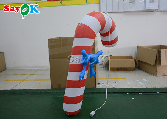 35 Inch Outdoor Inflatable Holiday Dekorasi Christmas Candy Cane