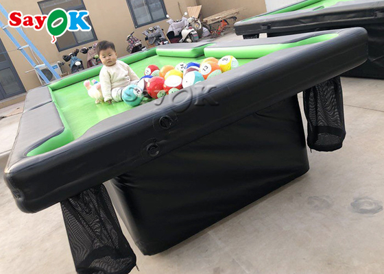 Inflatable Bowling Game 0.9mm PVC Air Sealed Inflatable Pool Table Dengan Stand