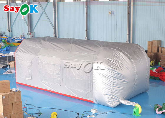 Tenda Outdoor Inflatable Grey Airtight Tenda Udara Inflatable Blow Up Spray Booth Cat Mobil