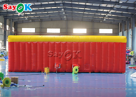 Tenda Inflatable 8m 26.5ft Inflatable Air Tent Fire Education House For Fire Drill