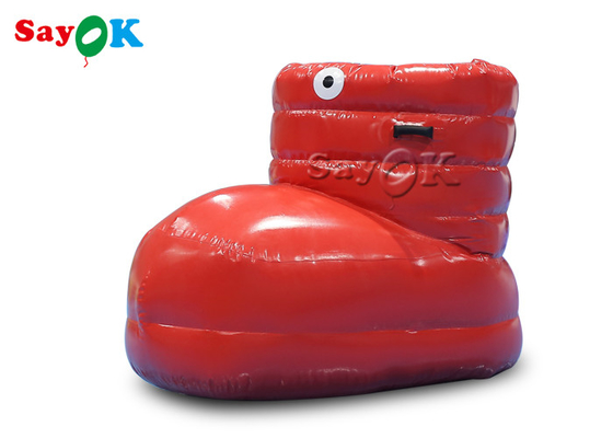 Inflatable Lawn Games 1.6x1.2x0.9m Sepatu Tiup Kedap Udara Untuk Kompetisi Tim
