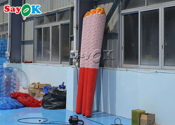 Raksasa Inflatable 3m 10ft Kompetisi Permainan Olahraga Tiup Menantang Fun Torch