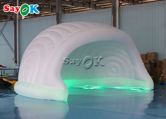 Kubah Tenda Inflatable Portable Semicircle Helm Bentuk Tenda panggung Inflatable