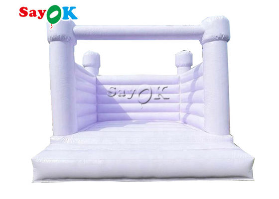 Macaron Color Air Inflatable Wedding Bounce Castle Untuk Pesta Dewasa
