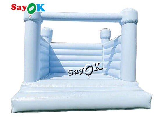 Macaron Color Air Inflatable Wedding Bounce Castle Untuk Pesta Dewasa