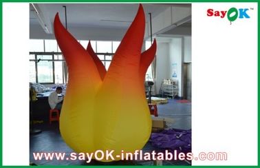 Red / Yellow Inflatable Api Inflatable LIGTHTING Api Untuk Iklan