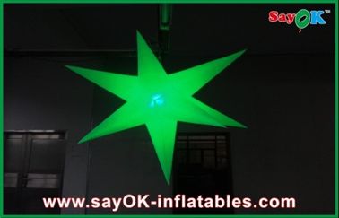 Partai Raksasa Dekorasi Led Inflatable Bintang Untuk Pernikahan / Partai