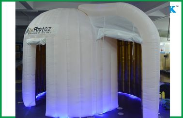 CE / UL Sertifikat Terbaru Led Inflatable Photo Booth Untuk Pernikahan