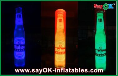 Iklan LED Inflatable pilar, Inflatable pencahayaan kolom dekorasi dengan sablon Logo