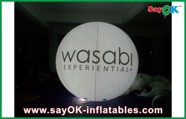 0,18 MM PVC Custom Inflatable Products, Pencahayaan Giant Flying Helium Balloon