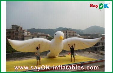 Besar Kustom Inflatable Produk Indah raksasa Helium Hewan Terbang Dove