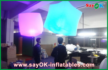 Iklan LED Inflatable Backpack Bola Dengan Logo Percetakan