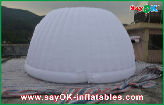 Strong Oxford Cloth Dome Tenda Inflatable, Commercial Inflatable Roundness Tent Tenda Pesta Dengan Lampu LED