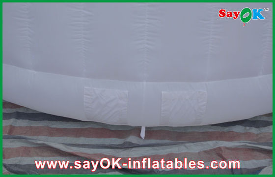 Strong Oxford Cloth Dome Tenda Inflatable, Commercial Inflatable Roundness Tent Tenda Pesta Dengan Lampu LED