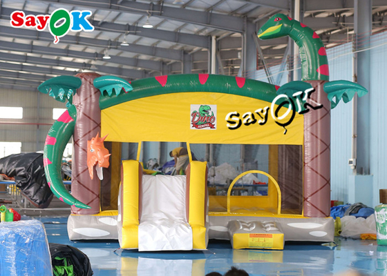 Safari Animal Theme Inflatable Bounce Castle Combo 5x5x4mH