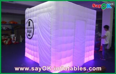Party Photo Booth Portable Digital Led Lighting Inflatable Photo Booth Kiosk Tenda Dengan Led