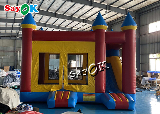 5.18m 17ft Anak Inflatable Jumping Castle Slide Digital Printing