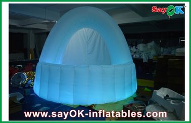 Outdoor PVC / Oxford Cloth Inflatable LED Show Tent, Tenda Kerja Tiup LED Bar Counter Disesuaikan