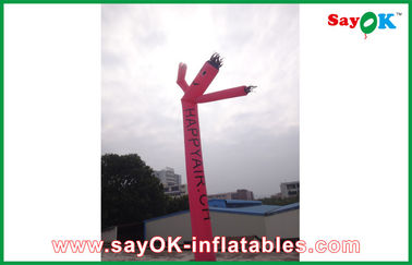 Red Inflatable Clown Dancer Dua Kaki Sky / Air Dancer Dengan Logo Cetak