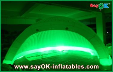 Tenda Tiup Kekuatan Air Mata Tinggi LED Untuk Pesta / Pameran Helm Tenda Tiup Pesta Klub Malam