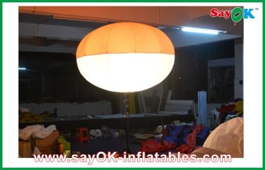 2m Nylon Kain Inflatable Led Tripod Ball, Iklan LED Inflatable Pencahayaan Dekorasi