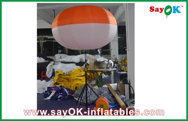 2m Nylon Kain Inflatable Led Tripod Ball, Iklan LED Inflatable Pencahayaan Dekorasi
