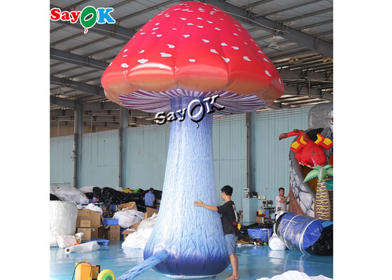 5m 16.5ft Full Printing Jamur Tiup Berwarna Dengan Blower Udara