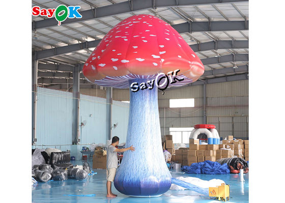5m 16.5ft Full Printing Jamur Tiup Berwarna Dengan Blower Udara