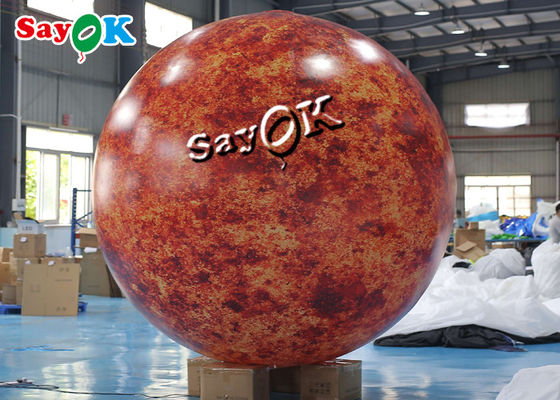 Panggung Konser Dekorasi Pencahayaan Tiup Big Blow Up Burning Sun Untuk Pesta Malam