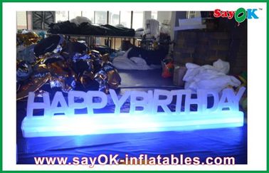Pesta Ulang Tahun Led Inflatable Pencahayaan Dekorasi Disesuaikan