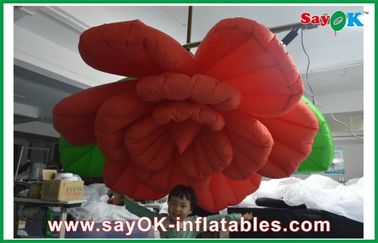 Dekorasi Pernikahan Pencahayaan Inflatable / Red Inflatable Bunga Pencahayaan