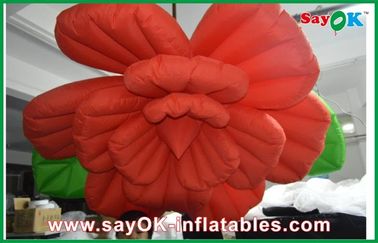 Dekorasi Pernikahan Pencahayaan Inflatable / Red Inflatable Bunga Pencahayaan