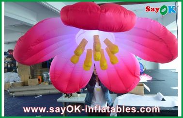 1.5m Diameter Inflatable Pencahayaan Dekorasi Bunga / Flower tiup Pencahayaan