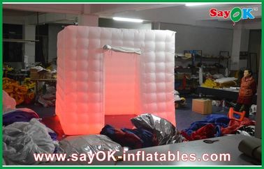 Harga pabrik Led 360 Photo Booth Enclosure Inflatable Backdrop Inflatable Photo Booth