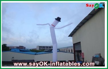 Outdoor PVC raksasa tabung udara penari tiup tanda iklan langit gelombang salam pria menari