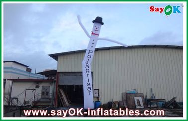 Outdoor PVC raksasa tabung udara penari tiup tanda iklan langit gelombang salam pria menari