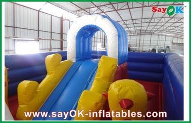 Bouncy Slides Anak-anak Luar Ruang Raksasa Pool Slide Inflatable Fun Untuk Taman Hiburan