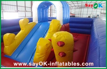 Bouncy Slides Anak-anak Luar Ruang Raksasa Pool Slide Inflatable Fun Untuk Taman Hiburan