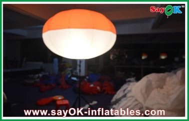 Nylon Kain Inflatable Led Tripod Ball, Inflatable Led Pencahayaan Bola Dekorasi