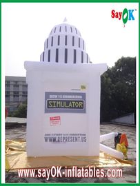 Putih Raksasa Inflatable Menara Kustom Inflatable Produk Untuk Iklan