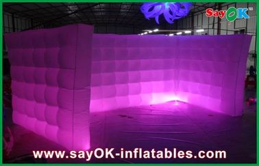 Pencahayaan LED Tenda Berkemah Tiup Dinding Untuk Iklan / Upacara Tiup Dijual