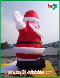 Natal Raksasa Santa Claus Inflatable Kartun Karakter decoratio Red