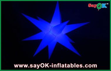 Partai Bintang Inflatable Pencahayaan Dekorasi Dekorasi / Nylon Kain Inflatable Led Cahaya