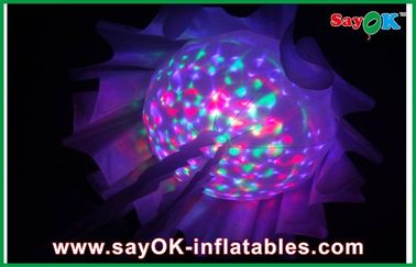 Nylon Kain Inflatable Led Pencahayaan Jellyfish Dekorasi, Dekorasi Pencahayaan